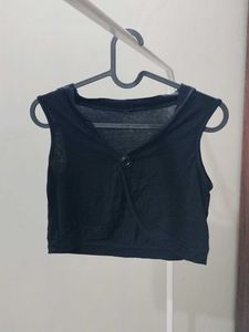 Black Sleeveless Top