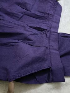 Purple Trouser To Style With Any Kind Of Top ..Kurti ..With Cotton Fabric ..And Pockets On Both Side ..😍✨