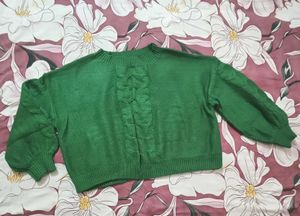 Green Knit Sweater