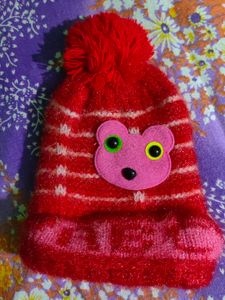 Woolen Cap For Baby 2 Pairs