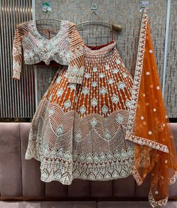 Gorgeous Yellow Lehenga Choli With Dupatta