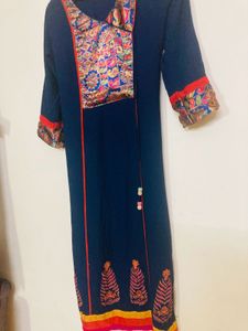 Royal Navy Blue Kurta By sabhyata