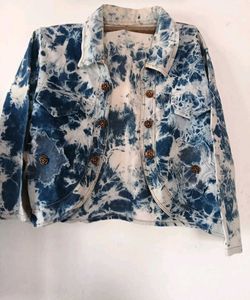 Tie-Dye Denim Jacket