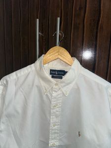 Ralph Lauren Solid White Shirt