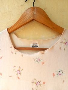Imported Soft Floral Print Crop Top (Women)