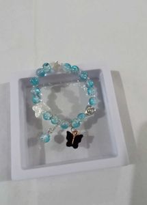Butterfly Charm Bracelet ,Comes With A Box