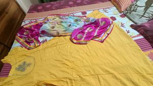 Heavy Yellow With Beautiful Duppata