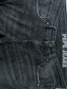 Black Ragged Pepe Jeans