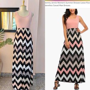 Chevron Maxi Dress
