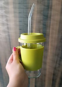 Stylish Reusable Glass Tumbler