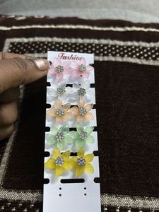 Flower Stud Earring Set