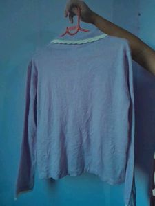 Cute Lavender Knit Top