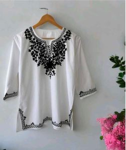 Embroidered Short Kurti