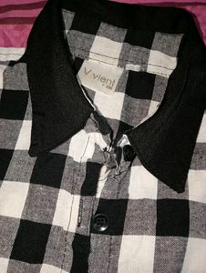 Black And White Checker Top