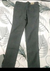 Dark Gray Denim Jeans