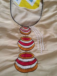 Beige Coloured Kurti Top
