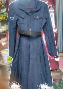 Denim Long Dress