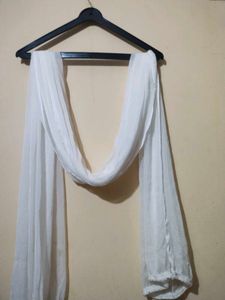 White Chiffon Dupatta