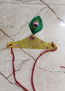 Handmade Krishna Crown Set