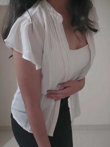 White Sheer Top