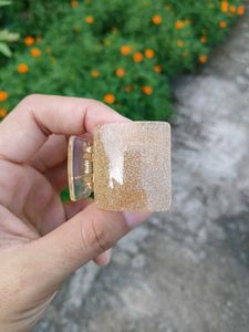 Sparkly Gold Hair Claw Clip