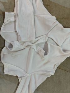 White Crop Top