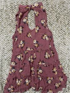 Peach Floral Top