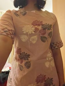 Floral Print Kurta