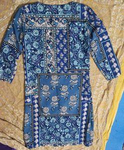 Sassafras Blue Floral Print Dress