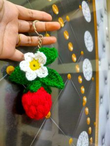 Strawberry Keychain