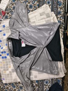 New Shimmer Albion Silver Top for 7-8 years girl