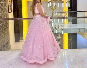 Pink Lehenga Choli Set (check Description)