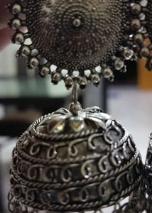 Oxidised Jhumkas