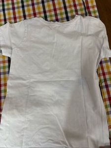 Cute White 'Le Chat' Tee