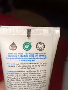 Natural Vitamin C Facewash With Orange Peels