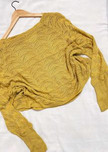 Pinterest Oversized Crochet Pullover A