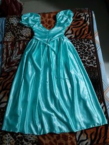 Blue Ball  Gown Dress