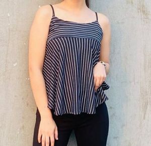Striped Sleeveless Top