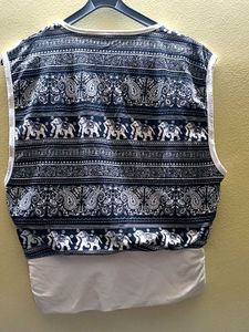 Patterned Cropped Tank