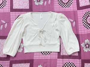 White Crop Top🤍