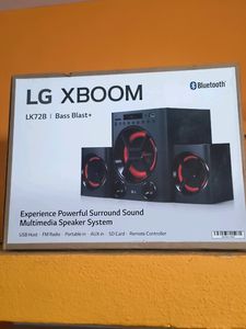 LG X BOOM SPEAKERS