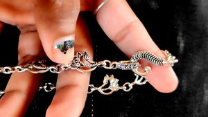 Floral Silver Bracelet