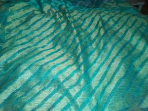 Womens Green Saree With Unstiched Blouse