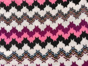 Pink Patterned Stole