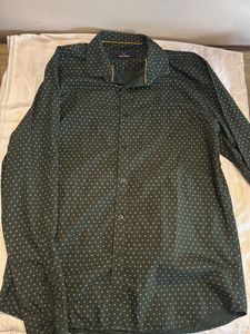 Allen Solly Green Print Shirt