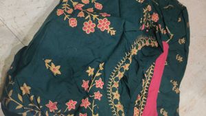 Anarkali Kurta Green