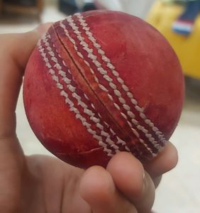 Leather Ball Used But In Good Condition