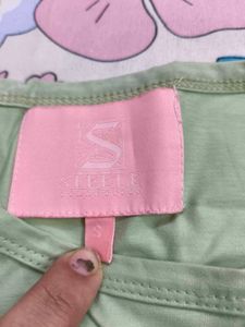 Cute Green Lounge Set STEELE In L Size Women