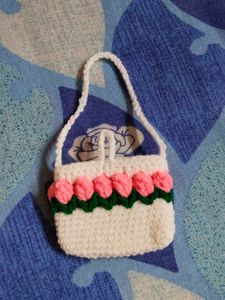 Crochet tulip earbuds holder ✨🌷