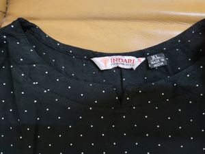 Black Polka Kurti